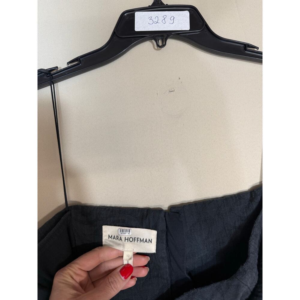 Mara Hoffman Angela black strapless Top Size 10 - Picture 2 of 7